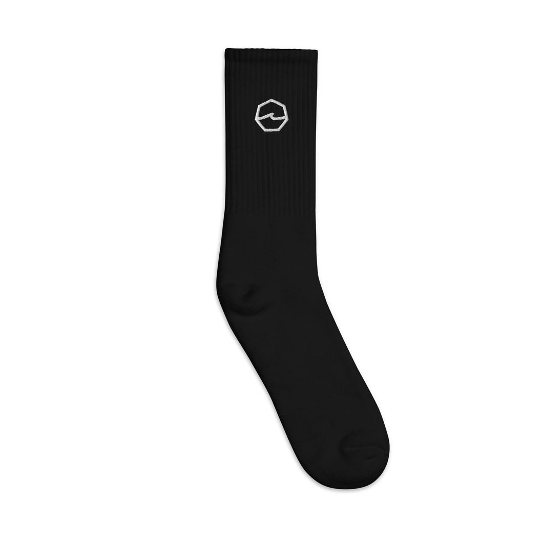 Logo Embroidered socks